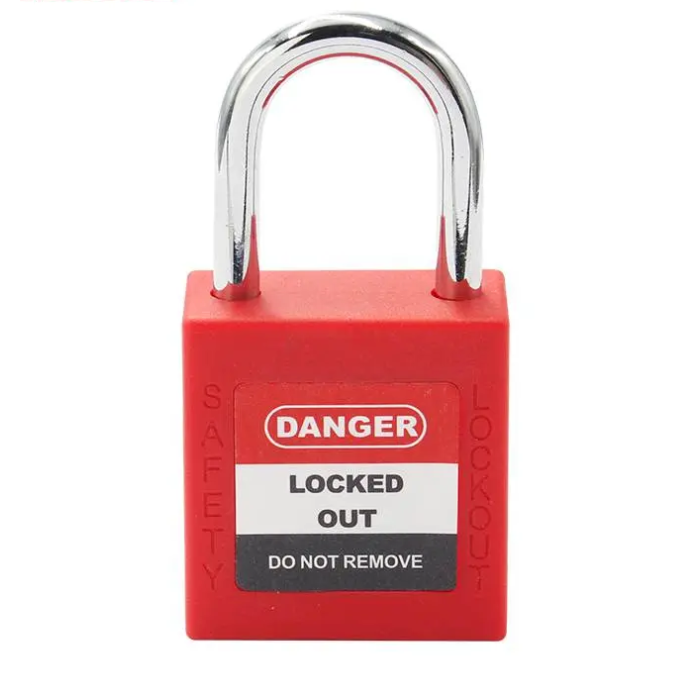 Mini Plastic Body Steel Shackle Safety Padlock PS25S