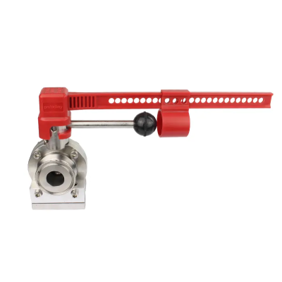 Original Adjustable Sanitary Butterfly Valve Lockout | LOTO Device