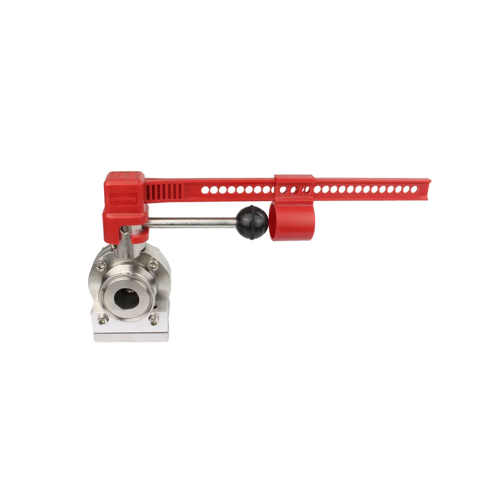 Original Adjustable Sanitary Butterfly Valve Lockout | LOTO Device
