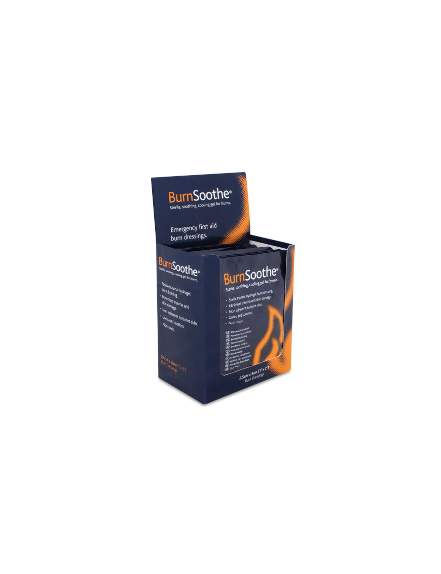 BurnSoothe Burn Dressing 2.5cm x 5cm Box of 10