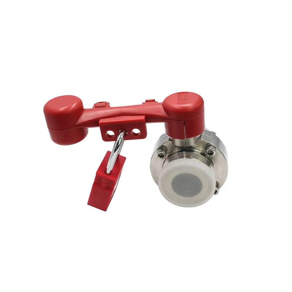 Pull Handle Butterfly Valve Lockout BVL31 | Industrial LOTO Device