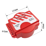 Adjustable Flanged Ball Valve Lockout