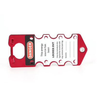 8 Hole Aluminum Lockout Hasp in Nigeria | Labeled Industrial LOTO Device