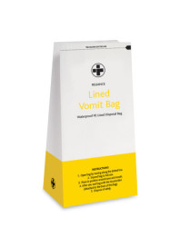 Vomit Bags - Plastic Lined - Pack of 25