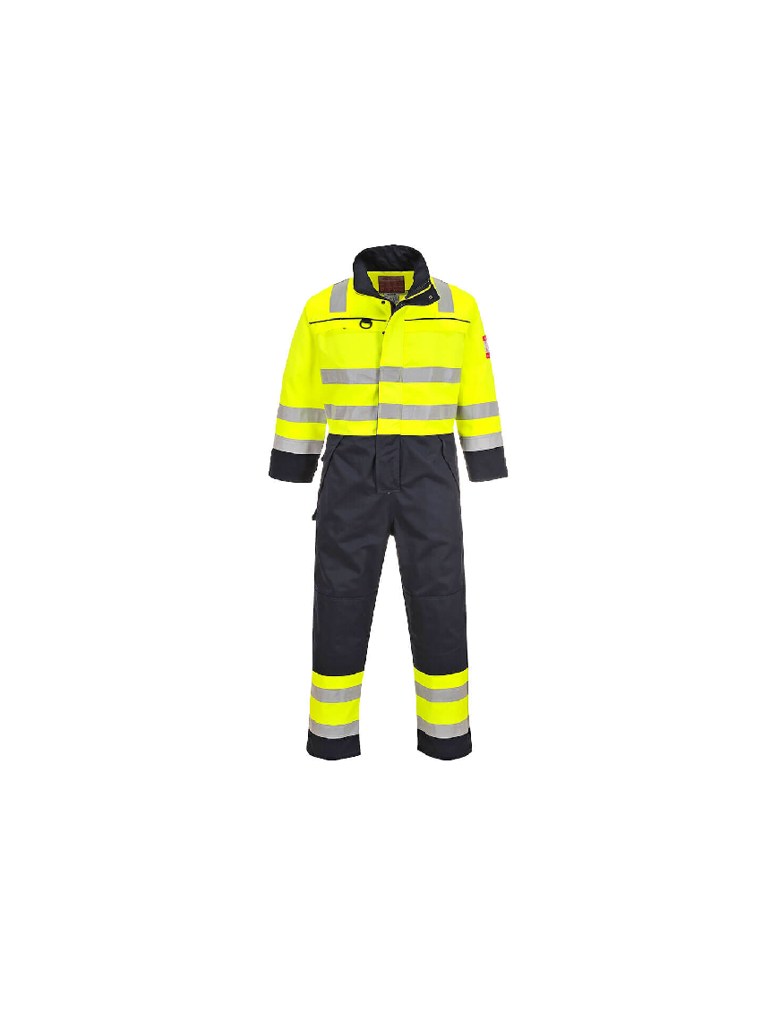 PORTWEST FR60 - Bizflame Work Hi-Vis Multi-Norm Contrast FR Coverall