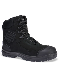 PORTWEST FD22 - Composite Leather Shin Boot S3S HRO FO SC HI CI AN LG SR - Black