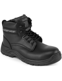 PORTWEST FC11 - Composite Leather Ankle Boot S3S SR Black