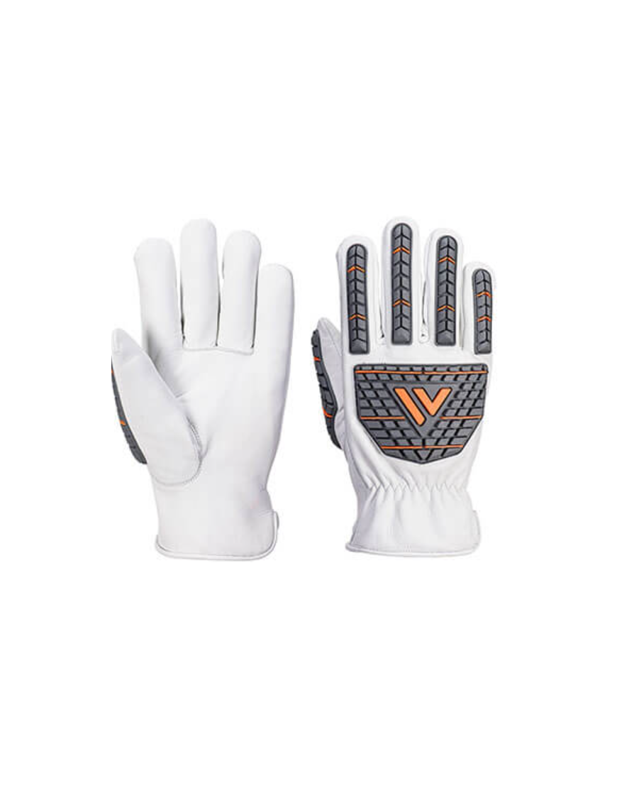 PORTWEST A742 - Impact 110 Cow Leather Glove White
