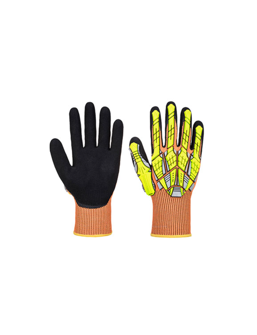 PORTWEST A727 - Impact E13 Nitrile Sandy Glove Orange