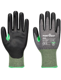 PORTWEST A638 - CS Cut C15 PU Glove Grey/Black