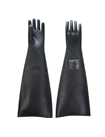 Portwest A803 - Chem 600 Latex Heavyweight Gauntlet - Black