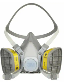3M™ Half Facepiece Disposable Respirator Assembly 5303, Organic Vapor/Acid Gas