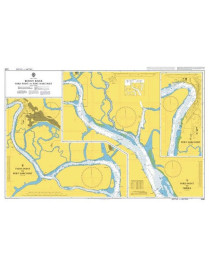 British Admiralty Nautical Chart 3288 Bonny River - Ford Point to Port Harcourt