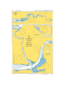 British Admiralty Nautical Chart 3305 Chanomi Creek and Warri River