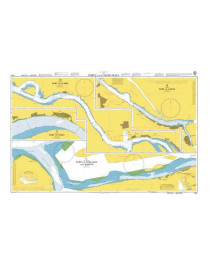 British Admiralty Nautical Chart 3307 Ports in the Niger Delta