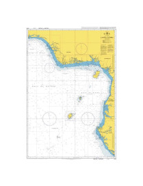 British Admiralty Nautical Chart 3118 Lagos to Gamba