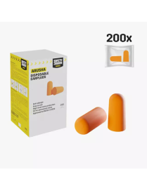 ARUSHA 200PCS - Disposable Foam Earplugs | PPE Pack