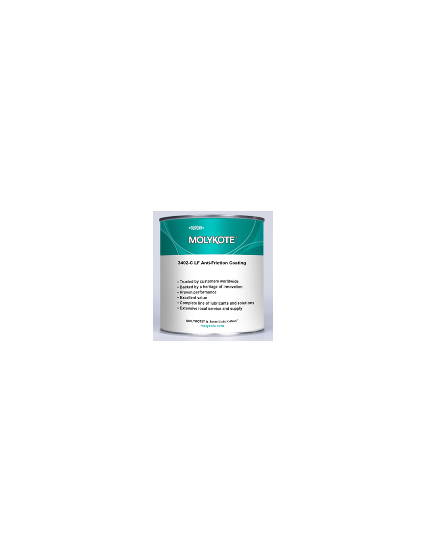 MOLYKOTE® 3402-C LF Anti-Friction Coating 500g can - 10 per carton