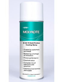 MOLYKOTE® D-321 R Anti-Friction Coating Spray – Reliable Dry Lubricant for Industrial Safety & Maintenance