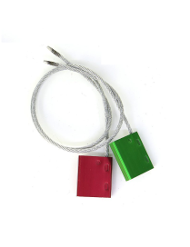 Security Seal Lockout with Galvanized Cable CS01-2.5S-256