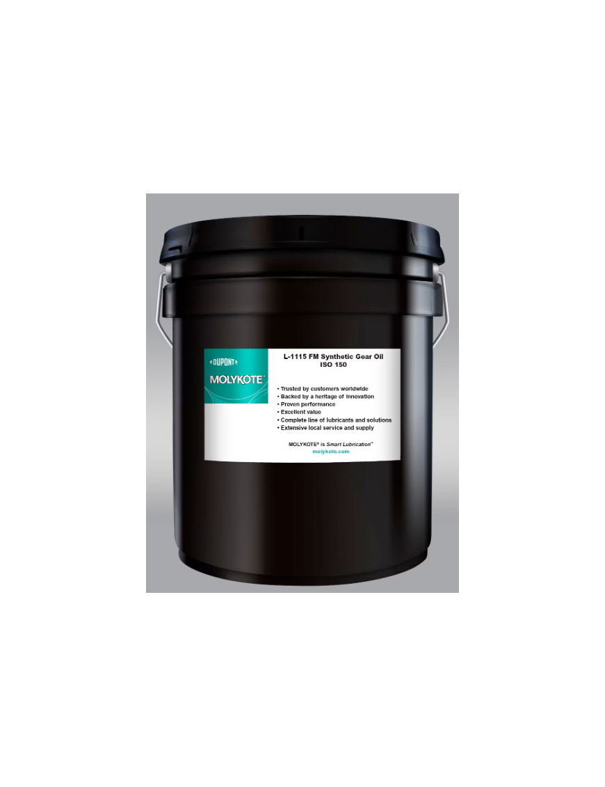 MOLYKOTE® L-1115FM Synthetic Gear Oil - ISO 150