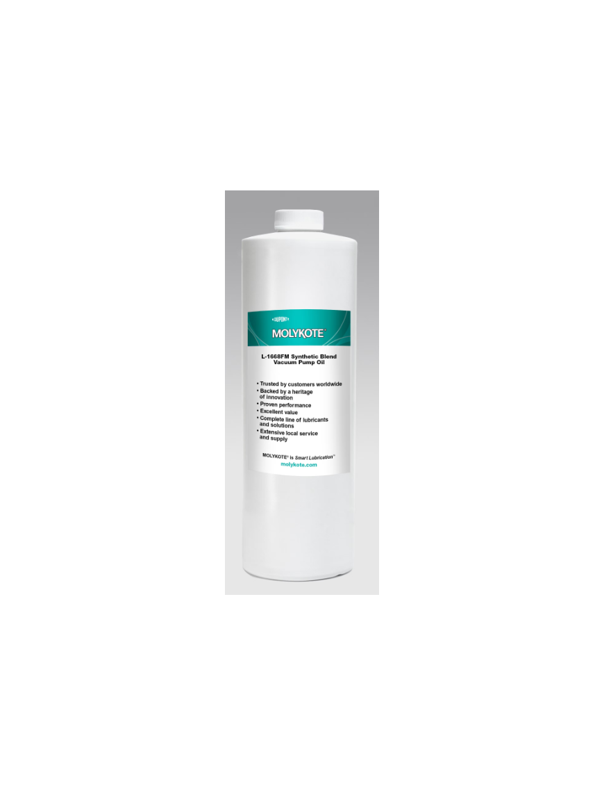 MOLYKOTE® L-1668FM Synthetic Blend Vacuum Pump Oil