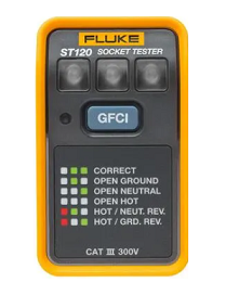 Fluke ST120 GFCI Socket Tester