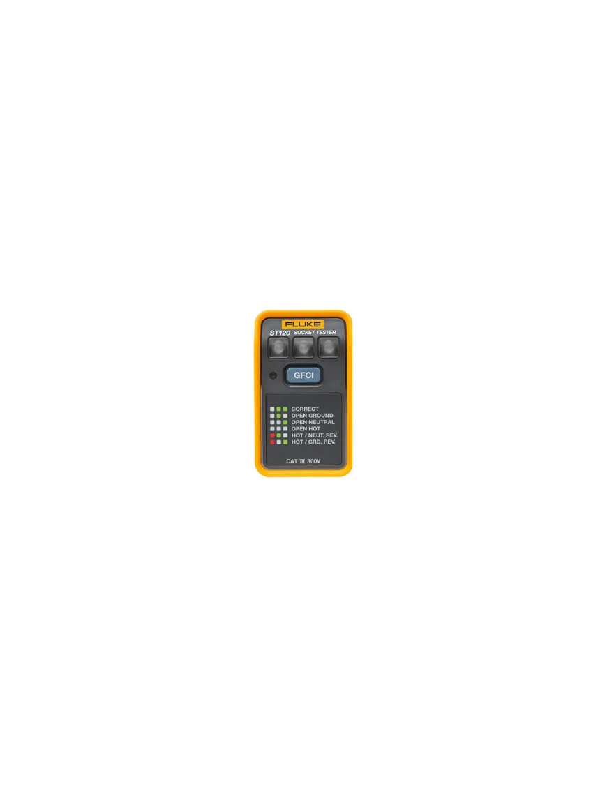 Fluke ST120 GFCI Socket Tester