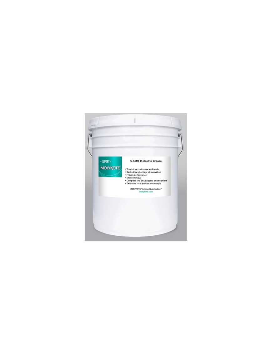 MOLYKOTE® G-5008 Dielectric Grease – 18.1 kg pail High-Performance Silicone Lubricant for Electrical Connections
