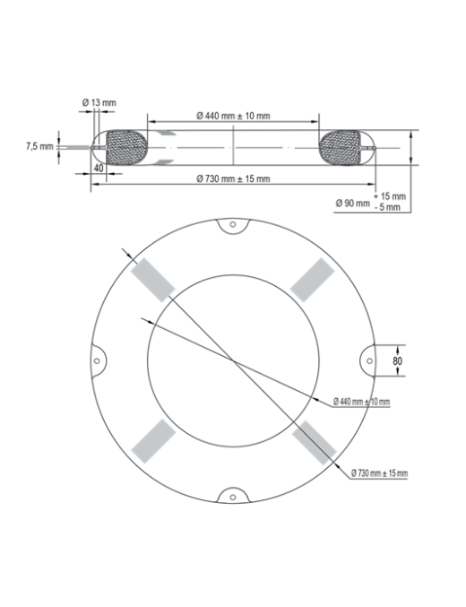 Lalizas Lifebuoy Ring with Retroreflective Tape in Nigeria | SOLAS approved 4kg and 2.5kg Lalizas Lifebuoy Ring with Retroreflective Tape in Nigeria | SOLAS approved 4kg and 2.5kg