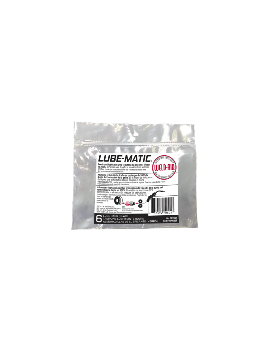 Weld-Aid Lube-Matic Kleener Red Wire Cleaning Pads Weld-Aid Lube-Matic Kleener Red Wire Cleaning Pads