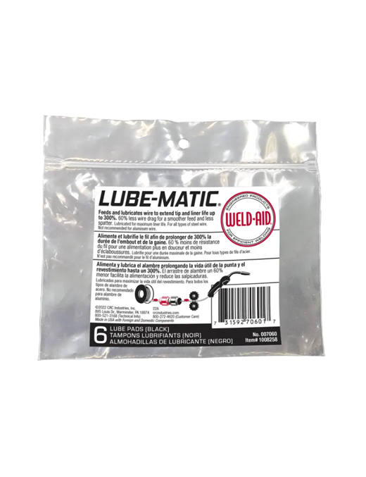 Weld-Aid Lube-Matic Kleener Red Wire Cleaning Pads Weld-Aid Lube-Matic Kleener Red Wire Cleaning Pads