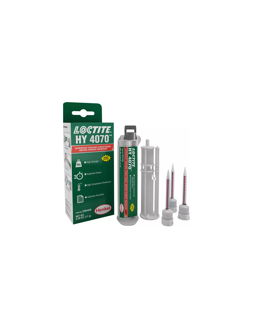 HENKEL LOCTITE HY 4070 Hybrid Adhesive for Fast Bonding of Metal, Plastic & Rubber