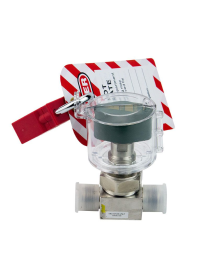 Transparent Electrical Plug Valve Lockout