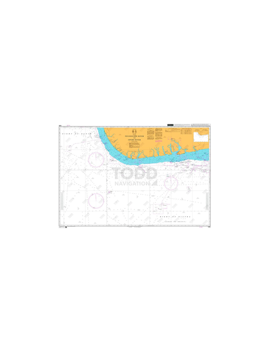 Original Admiralty Nautical Chart 1386 Ports and Terminals in Nigeria | Price online