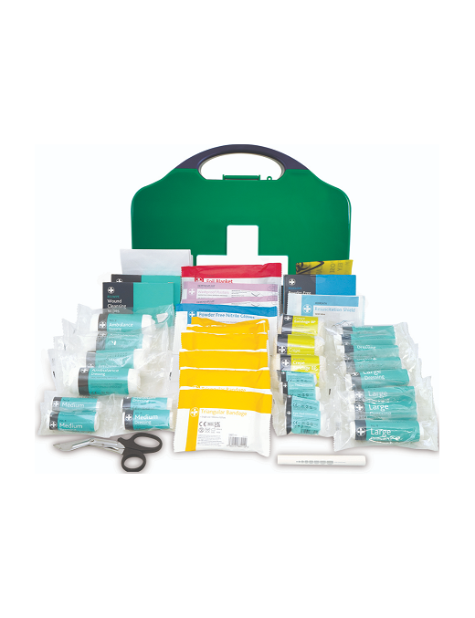 RELIANCE HSA 26-50 Person First Aid Kit – Aura3 Box – Large – Green