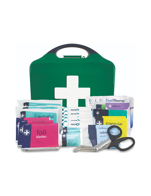 Get Reliance Motokit BS8599-2 First Aid Kit – Large – Aura3 Box – Medium – Green