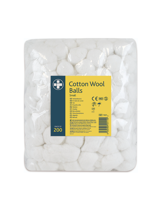 RELIANCE Cotton Wool Balls BP Small – Pack of 200