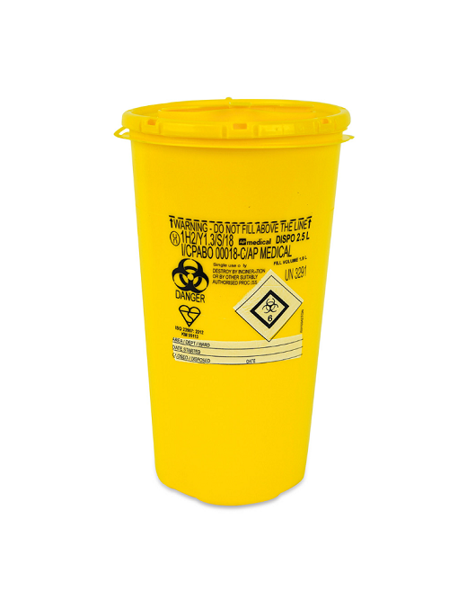 Buy RELIANCE Sharps Container – 2.5ltr