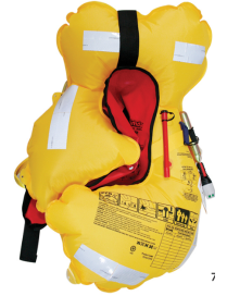 71107 LALIZAS Inflatable Lifejacket Lamda, Auto, 150N, SOLAS/MED-MER
