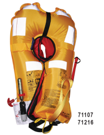 71107 LALIZAS Inflatable Lifejacket Lamda, Auto, 150N, SOLAS/MED-MER