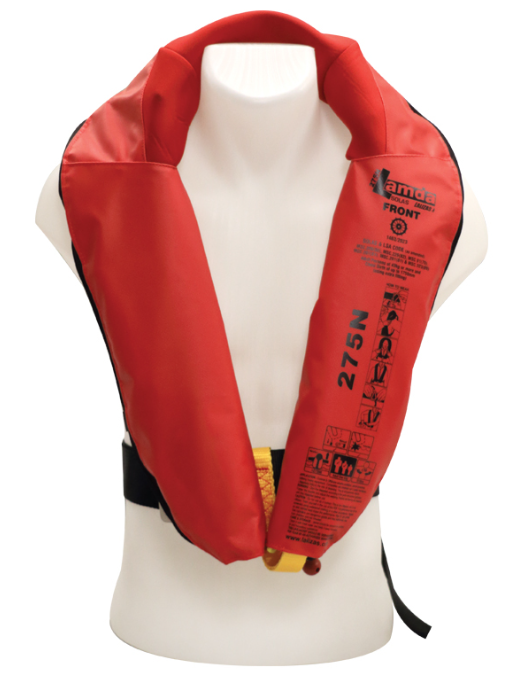 Lalizas Lamda Inflatable Lifejacket Auto, 150N & 275N, SOLAS/MED with Ocean Signal MOB1, set