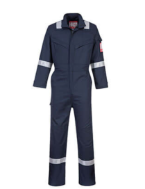 PORTWEST FR93 Bizflame Industry Coverall Navy | Flame-Resistant Workwear