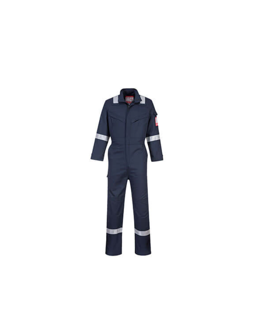 PORTWEST FR93 Bizflame Industry Coverall Navy | Flame-Resistant Workwear