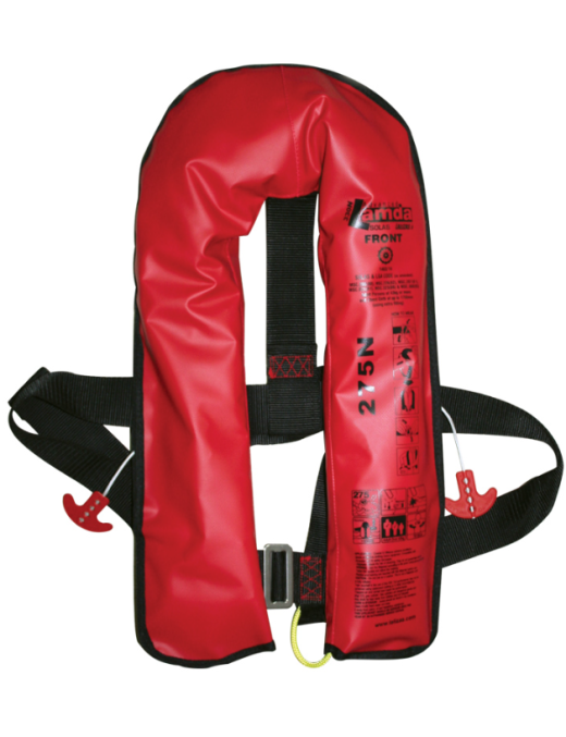 Lalizas Lamda Inflatable Lifejacket Auto, 150N & 275N, SOLAS/MED with Ocean Signal MOB1, set