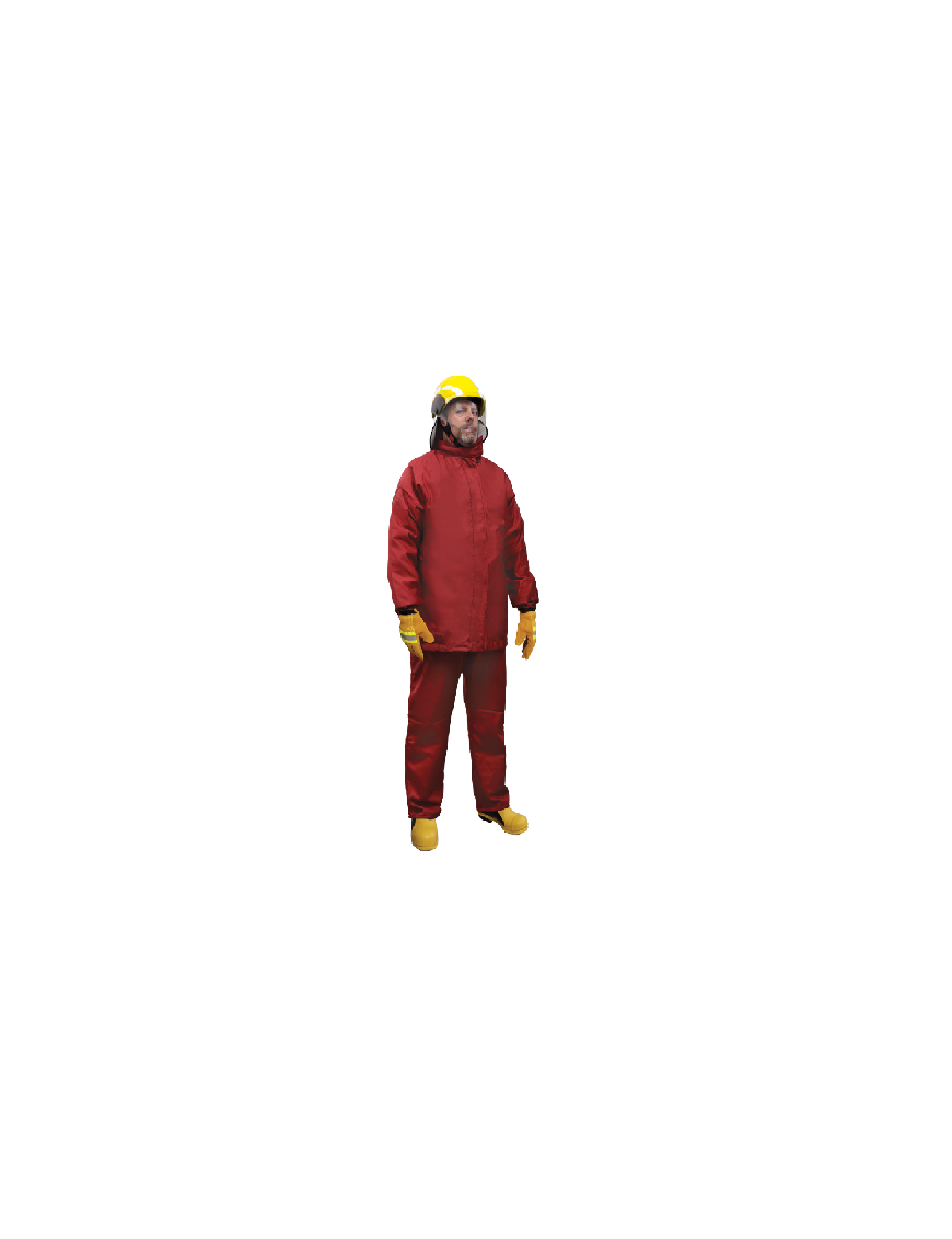 Fireman Suit Complete Set, MED Certificate