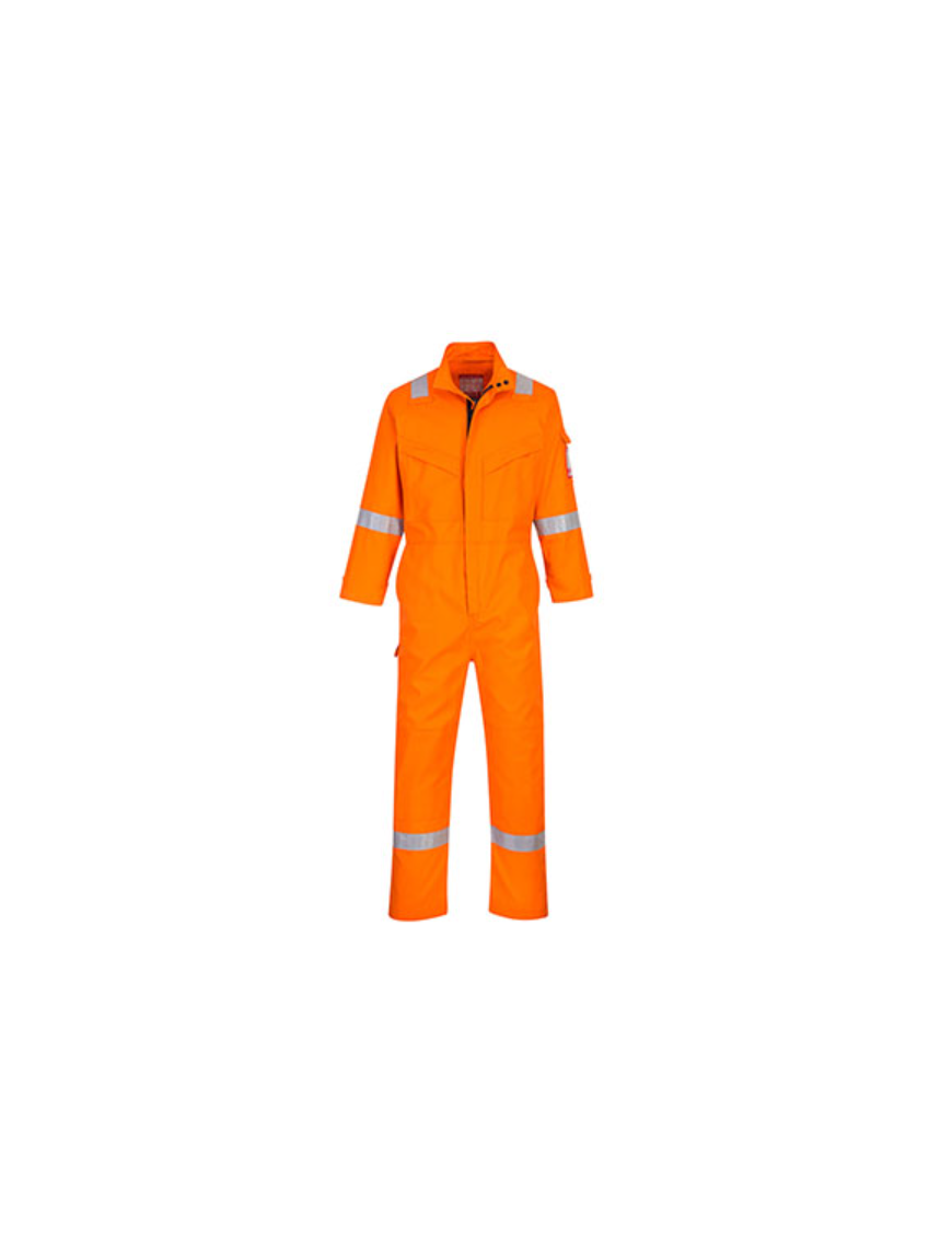 PORTWEST FR93 Bizflame Industry Coverall Orange| Flame-Resistant Workwear