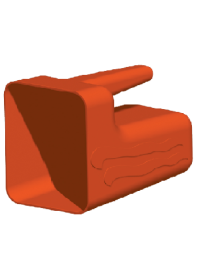 Bailer for water removing, 2,5lt, orange