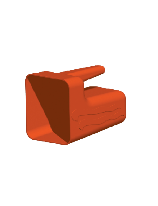 Bailer for water removing, 2,5lt, orange