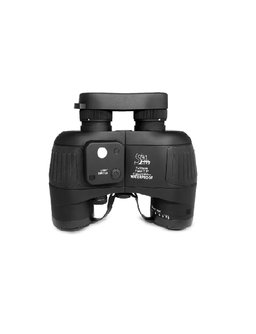SEA NAV Binoculars, Individual Focus, 7x50, w/ Compass, Waterproof, Floating
